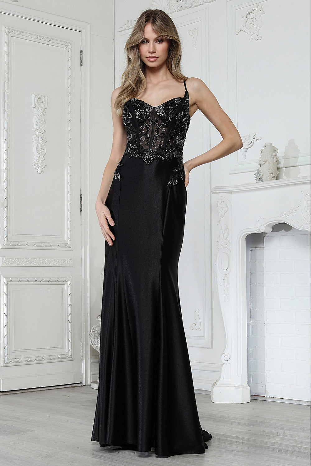 Adora 3358 Beaded Corset Prom 2026 Dress
